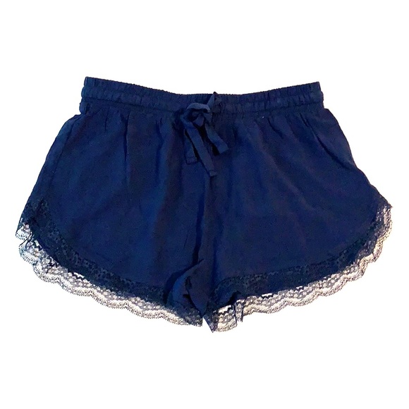 Forever 21 Pants - Forever 21 lightweight navy blue drawstring shorts